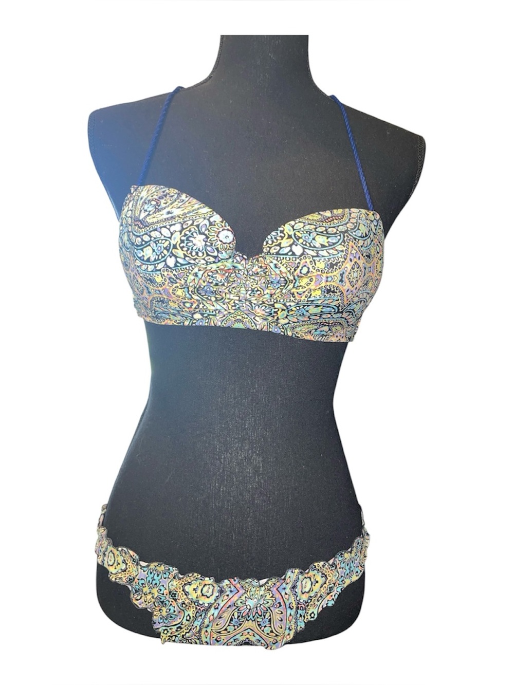 Victoria Secret gorgeous mosaic garden bikini